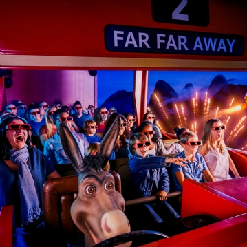 Family Entrance to Shrek's Adventure! London & Lunch at Las Iguanas 