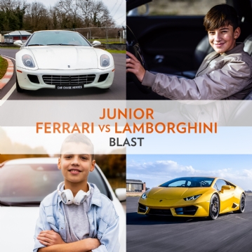 Junior Ferrari Vs Lamborghini Blast