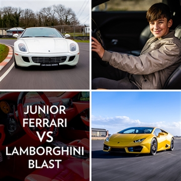 Junior Ferrari Vs Lamborghini Blast