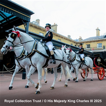 Entrance to The Royal Mews & Lunch at The Royal Horseguards Hotel for Two
