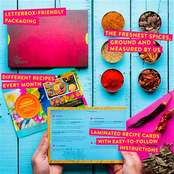Twelve Month Curry Recipe Kit Subscription with The Spicery
