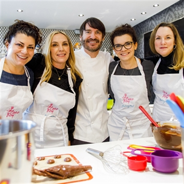 Mini Chocolate Class with Champagne Afternoon tea for two at Cake Boy