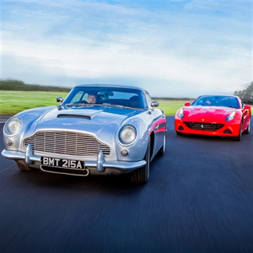 Supercar Vs Classic Car Blast