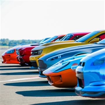 Supercar Vs Classic Car Blast