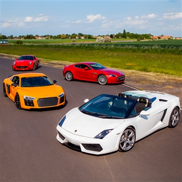 Supercar Vs Classic Car Blast