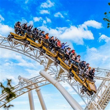 One Day Entrance to Thorpe Park for Two