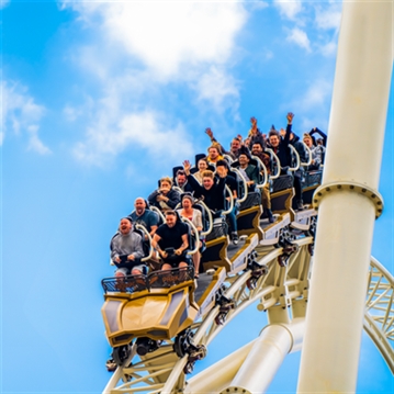 One Day Entrance to Thorpe Park for Two