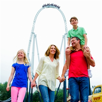 One Day Entrance to Thorpe Park for Two