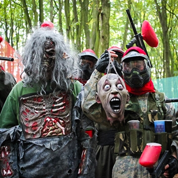Zombie Paintball for Ten