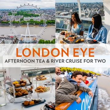 London Eye Afternoon Tea & River Cruise for Two