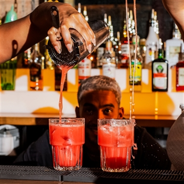 Cocktail Masterclass with a Pizza or Burger for Two