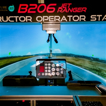 Helicopter Flight & Simulator Experience with Sparkling Lunch for Two