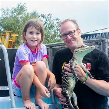 Swimming with Crocodiles for a Family of Four