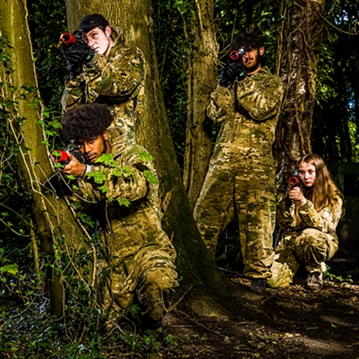 Forest Laser Tag for Four