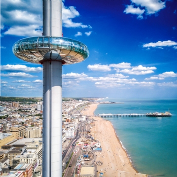 Brighton i360 and Stay at the Maldron Brighton for Two