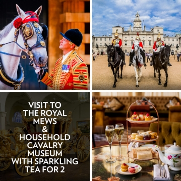 Visit to the Royal Mews & Household Cavalry Museum with Sparkling Tea for 2