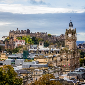 Visit Edinburgh Castle with a 3 Course Meal & Drink for Two at Rabble