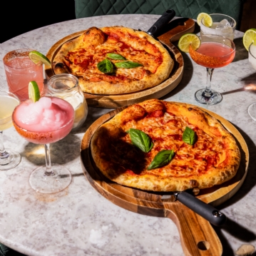 Pizzas and Cocktails at Revolution Bars