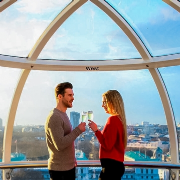 London Eye Priority Entrance with Champagne for Two