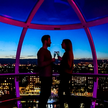 London Eye Priority Entrance with Champagne for Two
