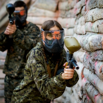 Group Paintball Entrance For Eight