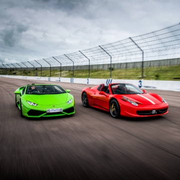 Double Lambo or Double Ferrari 