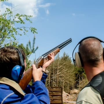 Clay Pigeon Shooting for Two with 100 Clays