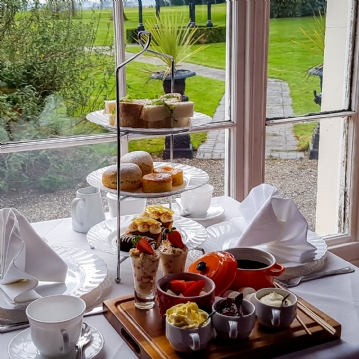 Champagne Afternoon Tea for Two at The Haughton Hall Hotel