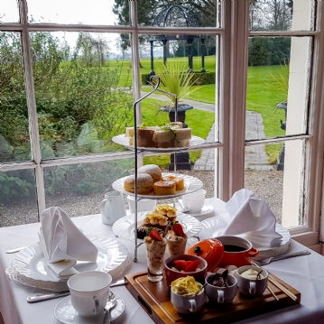 Champagne Afternoon Tea for Two at The Haughton Hall Hotel