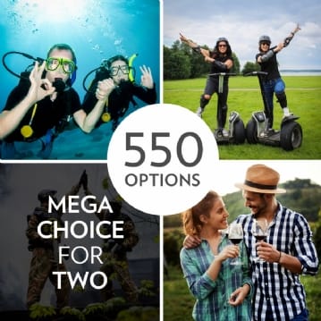 Ultimate Choice of Experiences for Two Gift Voucher