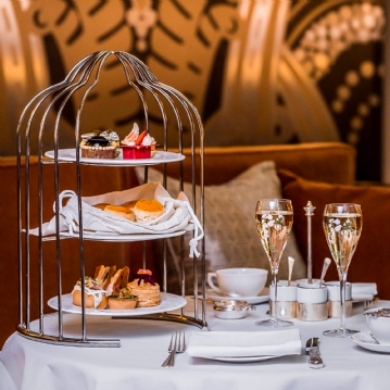 Champagne Afternoon Tea for Two at Sheraton Grand London Park Lane Hotel