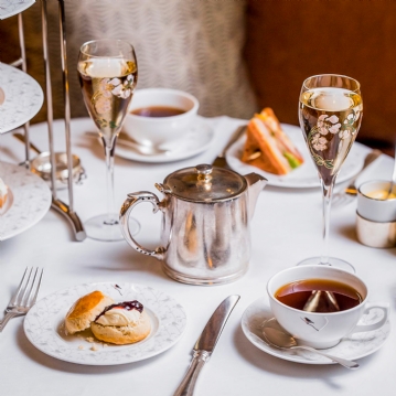 Champagne Afternoon Tea for Two at Sheraton Grand London Park Lane Hotel
