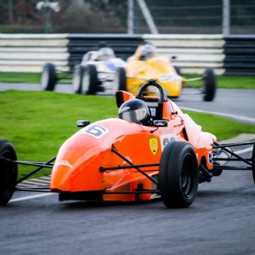 Single Seater Racing Car Driving