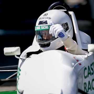 Single Seater Racing Car Driving