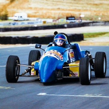 Single Seater Racing Car Driving
