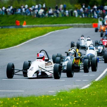 Single Seater Racing Car Driving