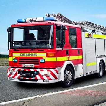 Fire Engine Driving at Prestwold