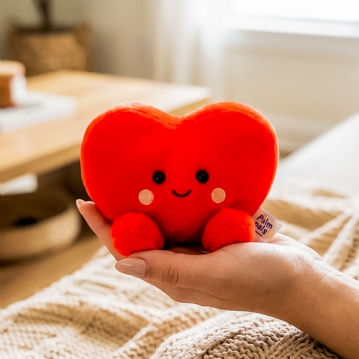 Palm Pals Amore Heart Soft Toy