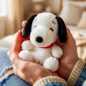 Peanuts Palm Pals Snoopy Soft Toy