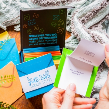 Personalised 40 Things To Do When You're 40 Box