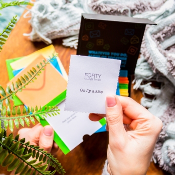 Personalised 40 Things To Do When You're 40 Box