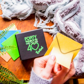 Personalised 40 Things To Do When You're 40 Box