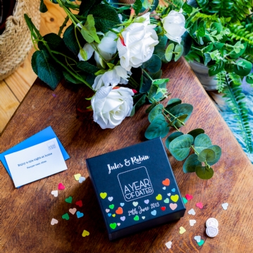 Personalised A Year Of Dates Gift Box