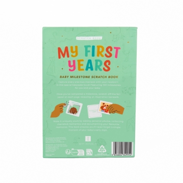 My First Years - Baby Milestones Scratch Book