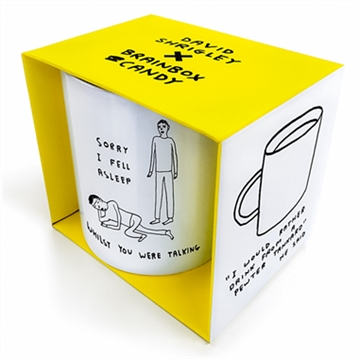David Shrigley "Sorry I Fell Asleep" Mug