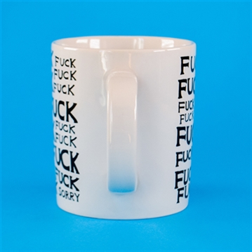 David Shrigley Fuck Fuck Sorry Mug