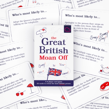 Great British Moan Off Card Game