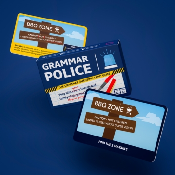 Grammar Police Card Game