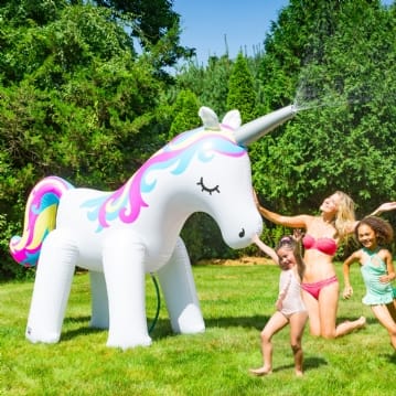 Giant Unicorn Sprinkler