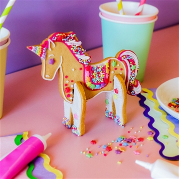 Biscuiteers DIY 3D Unicorn Letterbox Biscuits